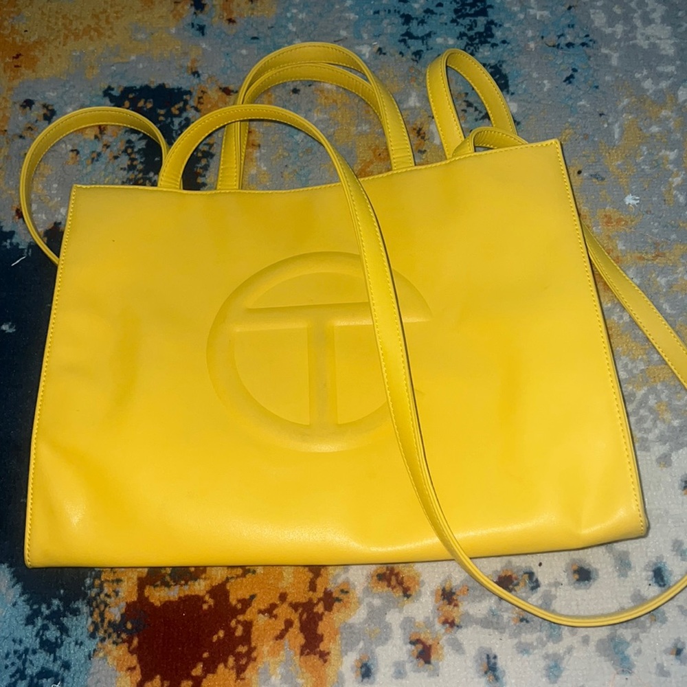 Medium Yellow Shopping Bag